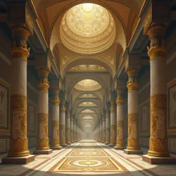 Ancient temple depicting the Seven Arcana