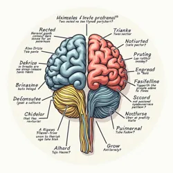 A technical diagram showing the multilayered structure of a standard neural humor pattern