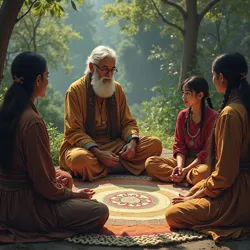 Traditional storytelling circle