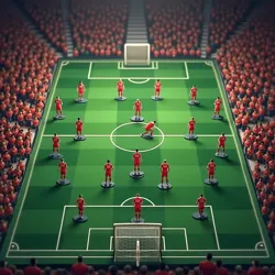 Tactical board illustrating fluid counter-pressing, representing the tactical approach and lasting impact.