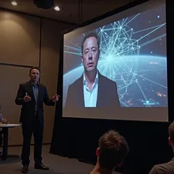 Leaked footage from a private Stanford University presentation where Elon Musk allegedly revealed his involvement in Project Pi