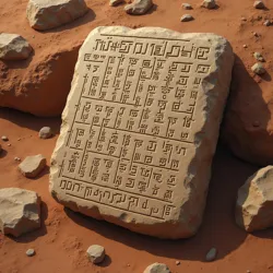Ancient ASCII art tablet discovered on Mars