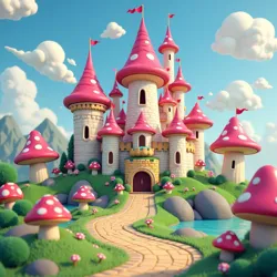Mushroom Kingdom Peachs Castle