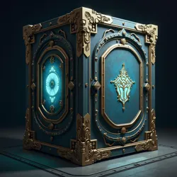 Advanced containment unit with visible ward patterns