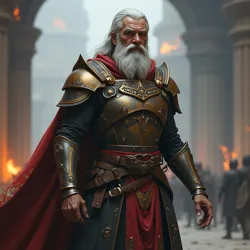Idris Vorsen leading the unification effort, leveraging strategic genius and rediscovered ancient technology.
